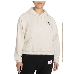 Jordan Essential Fleece Hoodie in Coconut Milk Size Small